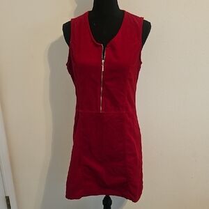 Red Sleeveless Dress